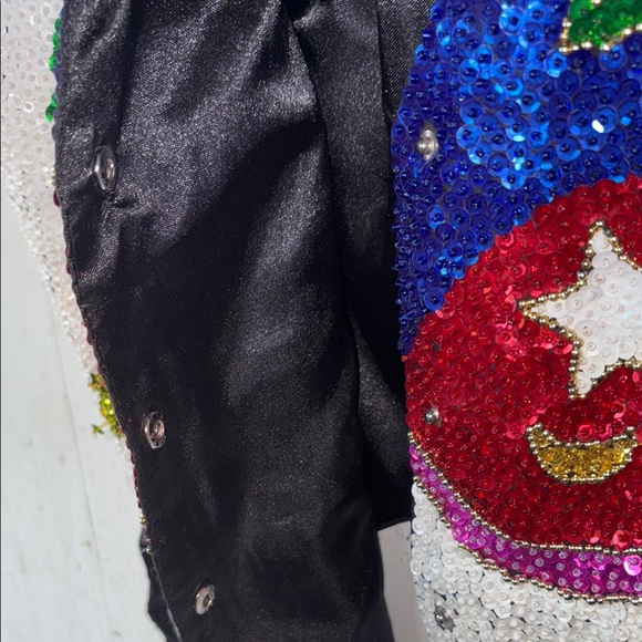 Women's Sequin Holiday Vest - Christmas Ugly Sweater, College Party, sorority - Picture 9 of 11